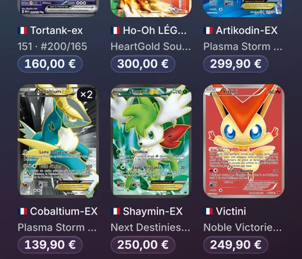 Voyez votre collection prendre de la valeur